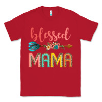Red blessed mama Classic Tee - JahusDesignShop