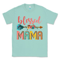 Seafoam blessed mama Classic Tee - JahusDesignShop
