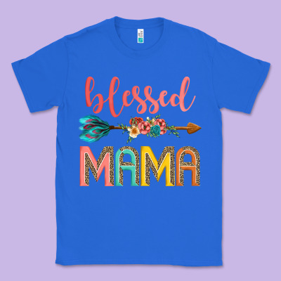 Blessed Mama Classic Tee Designed By Jahusdesignshop