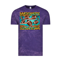 Football Turquoise Sunflower Vintage Tee | Teevron