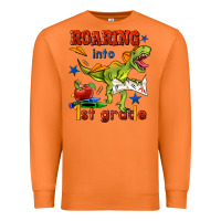 Carrot roaring into 1st grade Premium Sweatshirt - BundleAndBundleShop