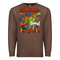 Chestnut roaring into 1st grade Premium Sweatshirt - BundleAndBundleShop