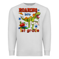 Dove Grey roaring into 1st grade Premium Sweatshirt - BundleAndBundleShop