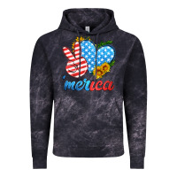 Cloud Black america with heart Vintage Hoodie - HRA Design Shop