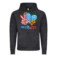 Vintage Black america with heart Vintage Hoodie - HRA Design Shop