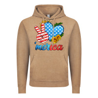 Vintage Coffee america with heart Vintage Hoodie - HRA Design Shop