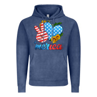 Vintage Denim america with heart Vintage Hoodie - HRA Design Shop
