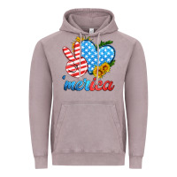 Vintage Zinc america with heart Vintage Hoodie - HRA Design Shop