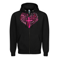 Black jesus is love heart cross valentines day Zipper Hoodie - MaliasSmallBusiness