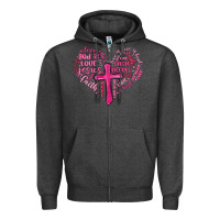 Charcoal Heather jesus is love heart cross valentines day Zipper Hoodie - MaliasSmallBusiness