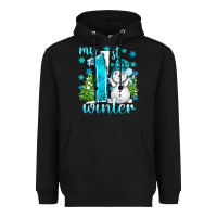 My 1 St Winter With Cute Snowman Heavyweight Hoodie | Teevron