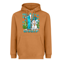 Meerkat My 1 St Winter With Cute Snowman Heavyweight Hoodie - BundleAndBundleShop