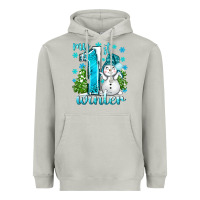 Moon Dust My 1 St Winter With Cute Snowman Heavyweight Hoodie - BundleAndBundleShop