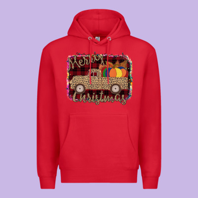 Merry Christmas Truck Premium Hoodie Designed By Bettercallsaul