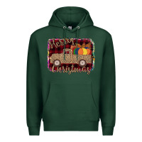 Sports Green Merry Christmas Truck Premium Hoodie - Bettercallsaul