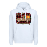 White Merry Christmas Truck Premium Hoodie - Bettercallsaul