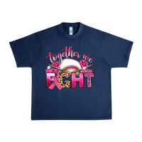 Navy breast cancer together we fight with baseball Urban Heavy Tee - Artiststas