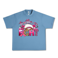 Pebble Blue breast cancer together we fight with baseball Urban Heavy Tee - Artiststas