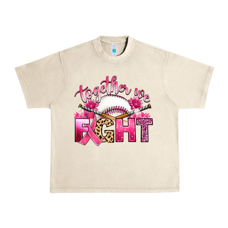 Breast Cancer Together We Fight With Baseball Urban Heavy Tee by Artiststas | Teevron