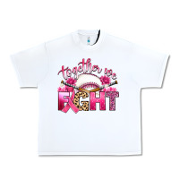 White breast cancer together we fight with baseball Urban Heavy Tee - Artiststas