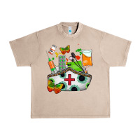 French Oak nurse   juneteenth Urban Heavy Tee - AdoDesignShop