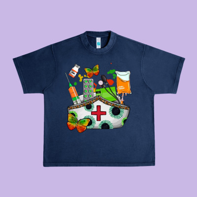 Nurse   Juneteenth Urban Heavy Tee Designed By Adodesignshop