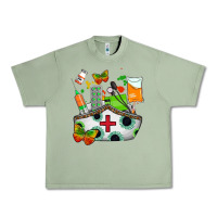 Oil Green nurse   juneteenth Urban Heavy Tee - AdoDesignShop
