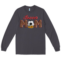 Smoke soccer mom with ball and sunflower Long Sleeve Tee - Artiststas