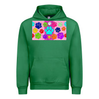 Emerald paw print Urban Hoodie - TumblerDesignByShophia