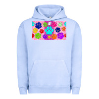 Pigment Grape Ice paw print Urban Hoodie - TumblerDesignByShophia