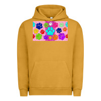 Pigment Peanut Butter paw print Urban Hoodie - TumblerDesignByShophia