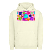 Pigment Pistachio paw print Urban Hoodie - TumblerDesignByShophia