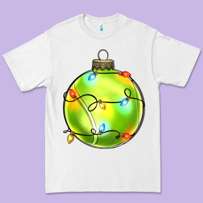 Christmas  Tennis Premium Tee Designed By Zillion Design Studio