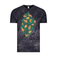 Cloud Black christmas gingerbread cookies patch Vintage Tee - BundleAndBundleShop