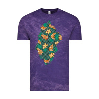 Cloud Purple christmas gingerbread cookies patch Vintage Tee - BundleAndBundleShop