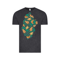 Vintage Black christmas gingerbread cookies patch Vintage Tee - BundleAndBundleShop
