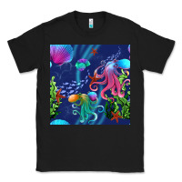 Black undersea Classic Tee - BundleAndBundleShop