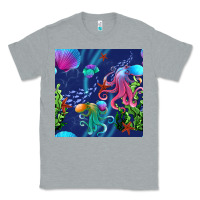 Heather Grey undersea Classic Tee - BundleAndBundleShop
