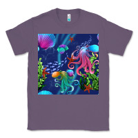 Lavender undersea Classic Tee - BundleAndBundleShop