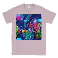 Lilac undersea Classic Tee - BundleAndBundleShop