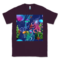 Plum undersea Classic Tee - BundleAndBundleShop