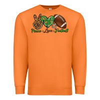 Carrot peace love football Premium Sweatshirt - BundleAndBundleShop