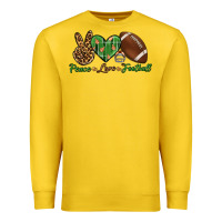 Lemon peace love football Premium Sweatshirt - BundleAndBundleShop