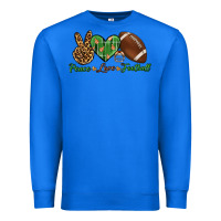 True Royal peace love football Premium Sweatshirt - BundleAndBundleShop
