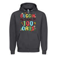 Smoke buggin my teacher for 100 days Zipper Hoodie - MaliasSmallBusiness