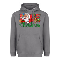 Storm Love Christmas With Santa Heavyweight Hoodie - BundleAndBundleShop
