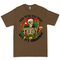 Cacao When you're dead inside but it's christmas Premium Tee - RanaPortraitStore