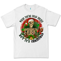White When you're dead inside but it's christmas Premium Tee - RanaPortraitStore