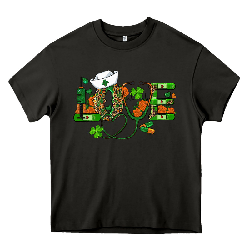 St Patricks Day Love Nurse Heavy Core Tee by RanaPortraitStore | Teevron