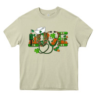 Mossy st patricks day love nurse Heavy Core Tee - RanaPortraitStore